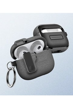 MOCOM AirPods 4 Cover Case Automatic Pop-Up AirPods 4 Case (2024) with Secure Lock Clip | Shockproof, Waterproof, Full-Body Protective Hard PC Cover | All-Around Protection, Wireless Charging Compatible  - Image 2