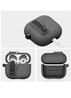 MOCOM AirPods 4 Cover Case Automatic Pop-Up AirPods 4 Case (2024) with Secure Lock Clip | Shockproof, Waterproof, Full-Body Protective Hard PC Cover | All-Around Protection, Wireless Charging Compatible  - Image 5
