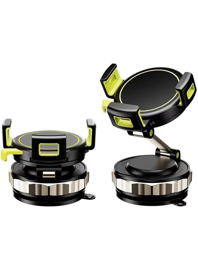 S-TOP Magnetic Car Phone Holder for Dashboard, Universal Phone Cradle with Clip, No Glue Residue, 360° Rotation, Secure Suction Base for All Smartphones - Image 1