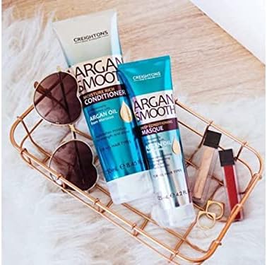 Creightons Argan Silk Moisture Rich Conditioner 50ml Travel Size Mini Professionally formulated with argan oil from Morocco Replenishes moisture for strength shine For all hair types Clear - Image 4