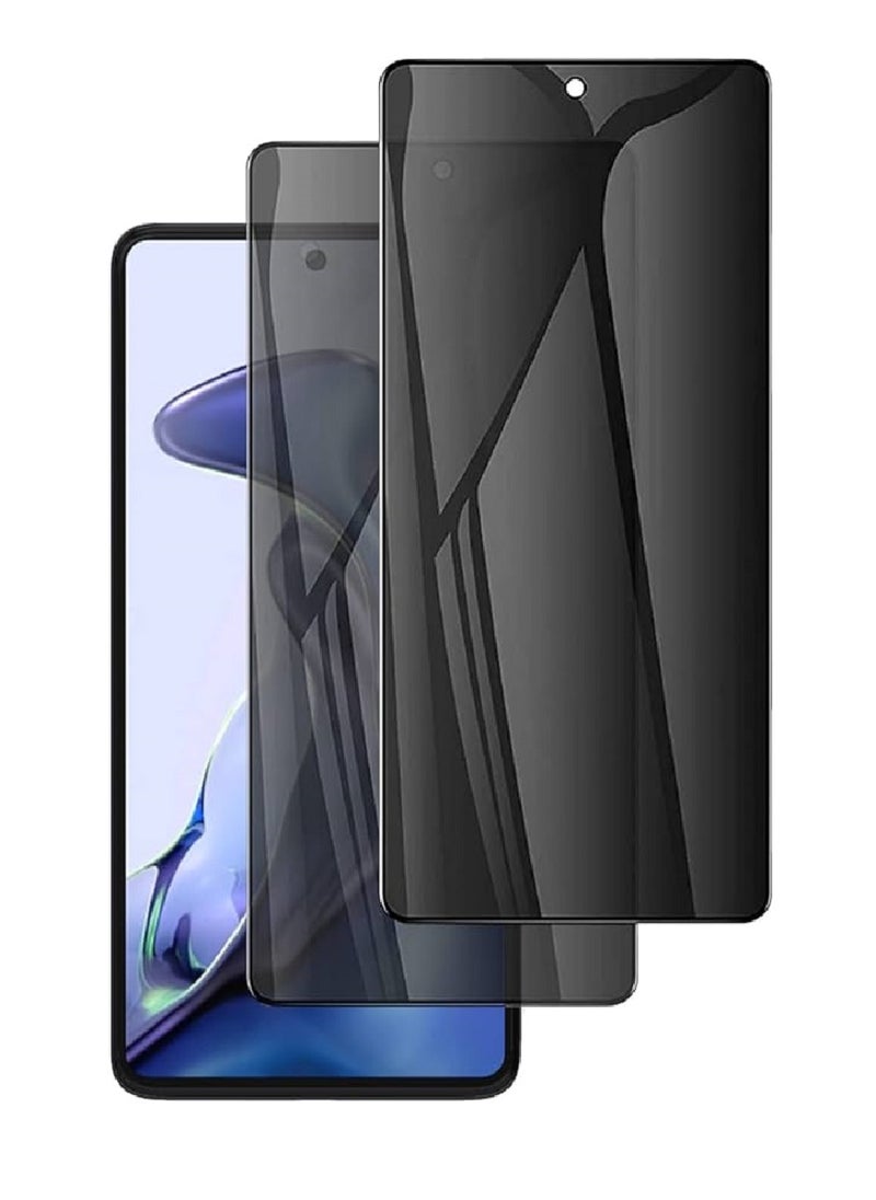 Super 2 Pieces Tempered Glass Screen Protector Anti-Spy Privacy Designed For Xiaomi Mi 11i Full Screen Coverage And Bubble Free - Image 1