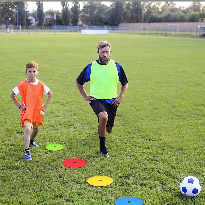 Multi Color Soccer Training Marker Discs with Holes for Field Marking and Sports Equipment 5pcs - Image 5