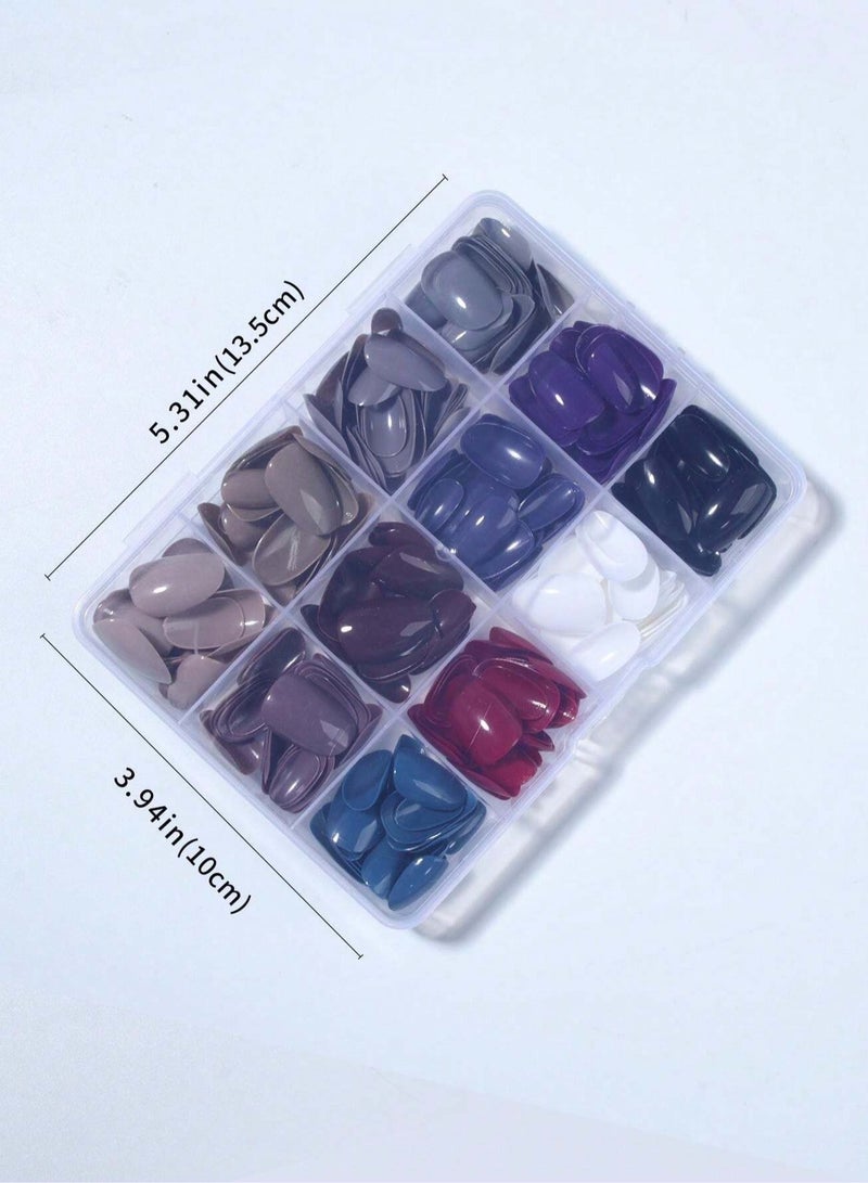 12-Piece Nail Polish Set with Diverse Shades - Long-Lasting, High Gloss Finish, and Quick-Dry Formula - Image 2