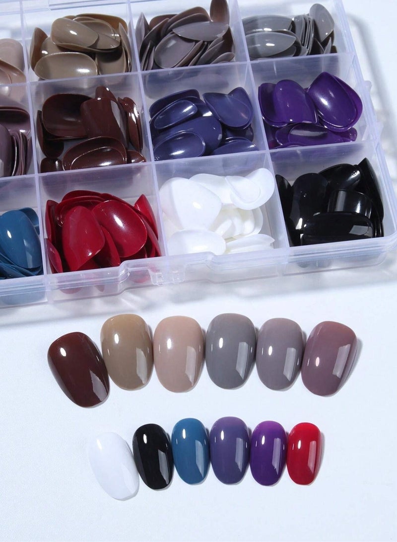 12-Piece Nail Polish Set with Diverse Shades - Long-Lasting, High Gloss Finish, and Quick-Dry Formula - Image 3