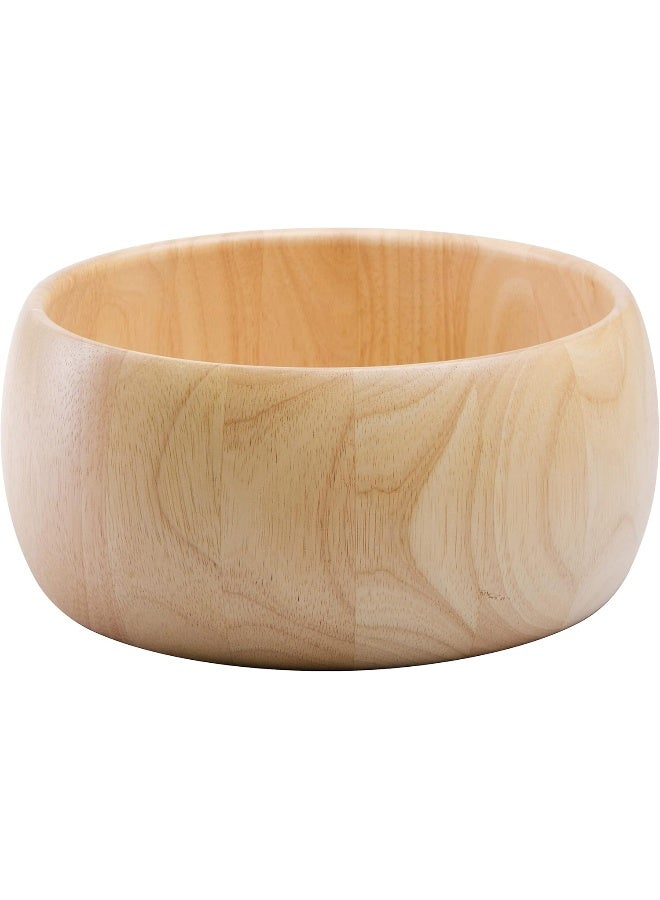 BILLI Billi 31 cm Wooden Beige Salad Bowl – Model WA-B3  - Image 1