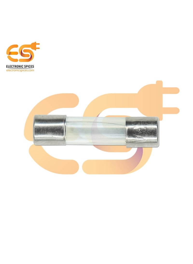 Electronicspices Electronic Spices 3A 250V 5mm x 20mm Fast Acting Glass Tube Cartridge Fuse Pack of 500  - Image 4