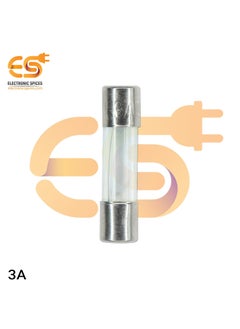 Electronicspices Electronic Spices 3A 250V 5mm x 20mm Fast Acting Glass Tube Cartridge Fuse Pack of 500  - Image 3