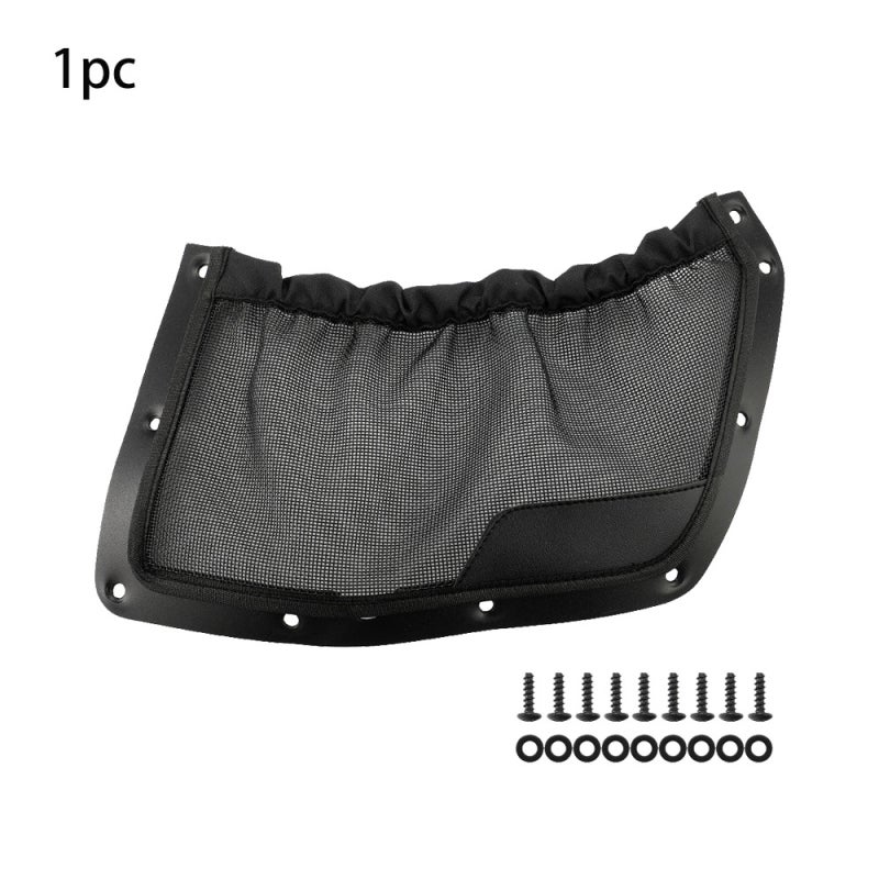 Vehicle Organization Net Bag: Black High Capacity Mesh Storage - Secure Elastic Closure Breathable Design for Vehicle Cabin Interior Organization - Image 3