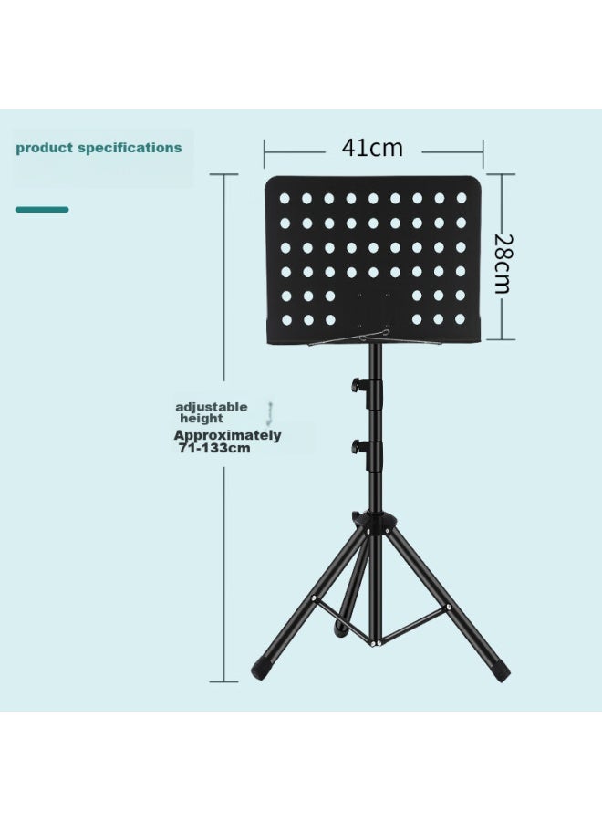 Mosen Ms-202s Music Stand, Professional Adjustable Music Stand, Universal Music Stand For Instruments, Classic Model - Image 1