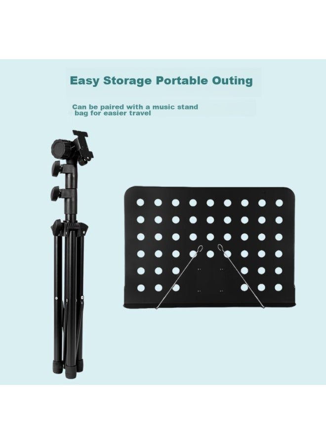 Mosen Ms-202s Music Stand, Professional Adjustable Music Stand, Universal Music Stand For Instruments, Classic Model - Image 3