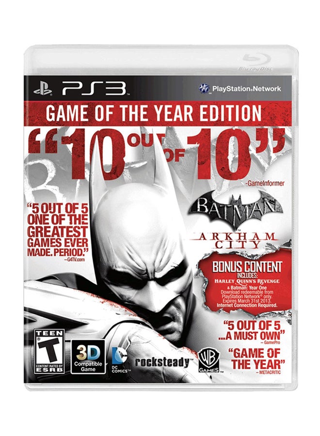 WB Games Batman : Arkham City - (Intl Version) - playstation_3_ps3 - Image 1