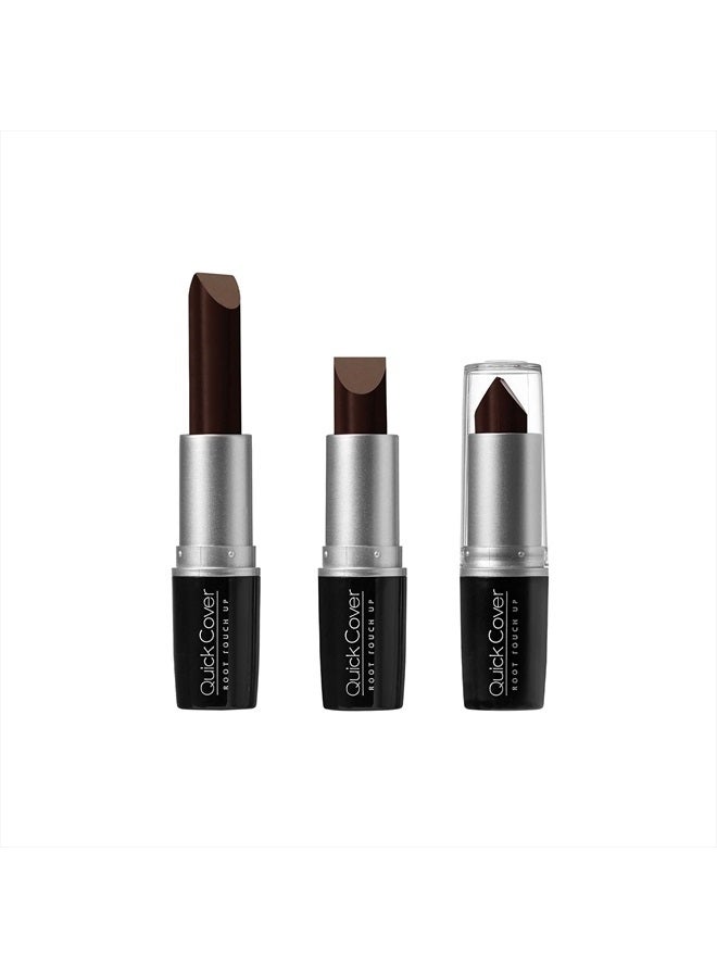 KISS Quick Cover Gray Hair Root Touch Up Stick (2 Pack - Dark Brown)  - Image 4