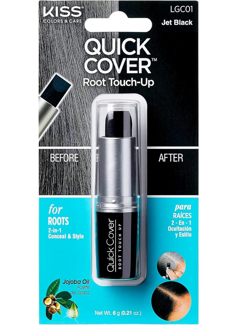 KISS Quick Cover Gray Hair Root Touch Up Stick (2 Pack - Dark Brown)  - Image 2