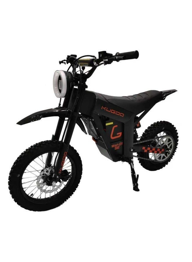 Kugoo Wish 01 SE EV Dirt Bike Scooter Off Road, Powerful 48V/21AH Battery, 1500W Motor, 3 mode speed (20-35-50) km/h, with Hydraulic Brakes, Maximum range is 40-50 km and charging time 7-8 h - Image 1