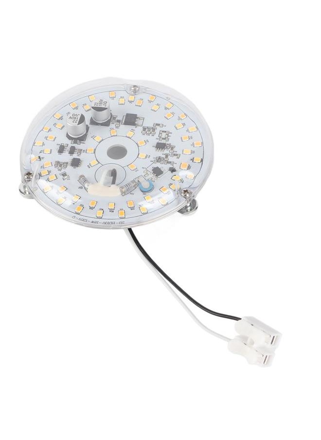 Thoraya 3.93 Inch LED Ceiling Fan Light AC 120V 18W 2000LM 3 Color Temperature Dimmable Magnetic LED Retrofit Light Board Panel for Replacement  - Image 3