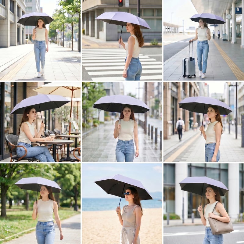 Mini Travel Umbrella, UPF 50+ UV Sun Protection - Image 4