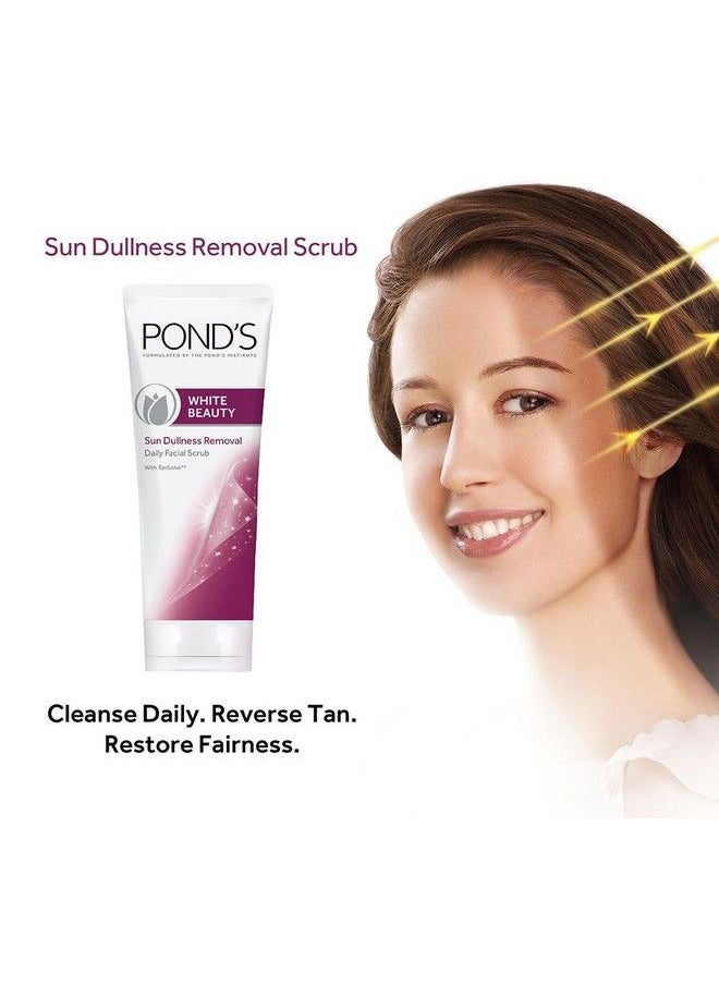 Pond's White Beauty Face Scrub Sun Dullness Removal 50G  - Image 4