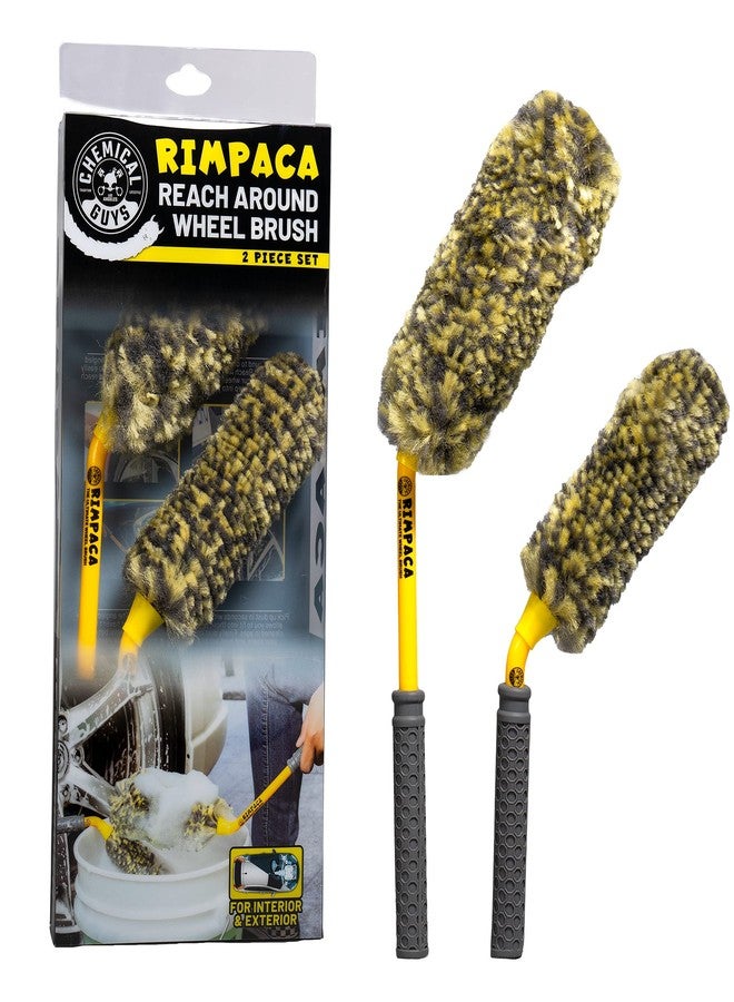 Chemical Guys ACC615 Rimpaca Reach Around Ultimate 2 Piece Wheel Brush Set (Rimpaca Wheel Cleaners) - Image 1