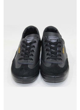 Moda Ayakkabı23 Fashion Shoes23 Fashion Shoes Mekap Black Leather Men's Casual Shoes  - Image 3