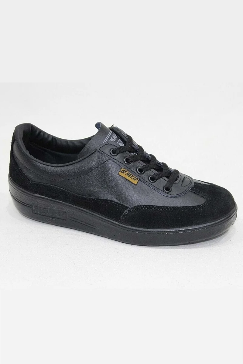 Moda Ayakkabı23 Fashion Shoes23 Fashion Shoes Mekap Black Leather Men's Casual Shoes