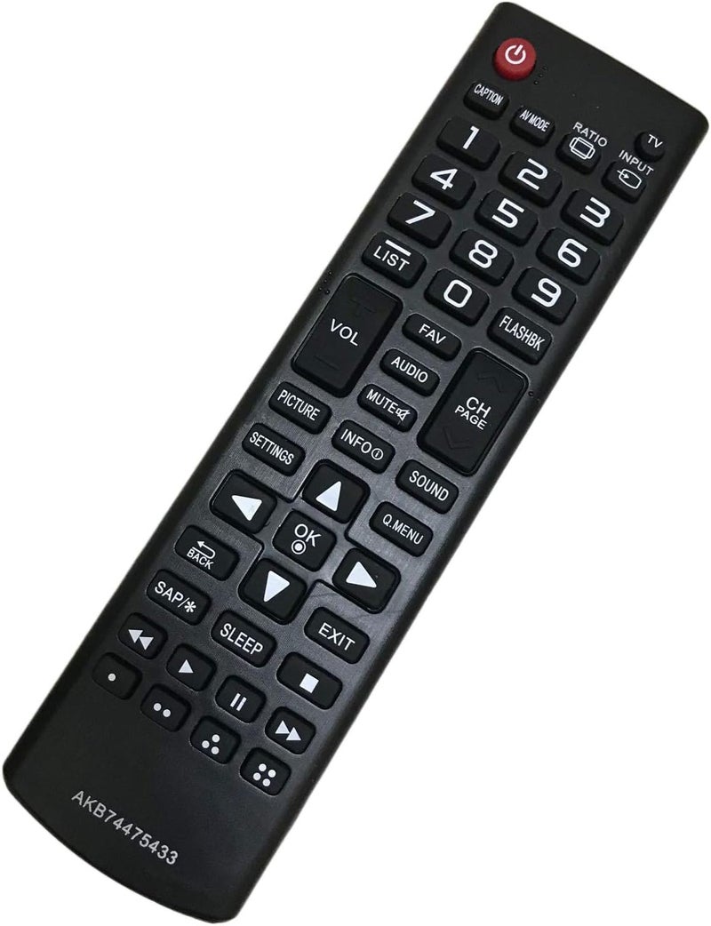 Replacement Remote Control for LG LED Smart TV 40LH5300 43LH5500 43LH5500-UB 32LB520B 55LB5900-UV