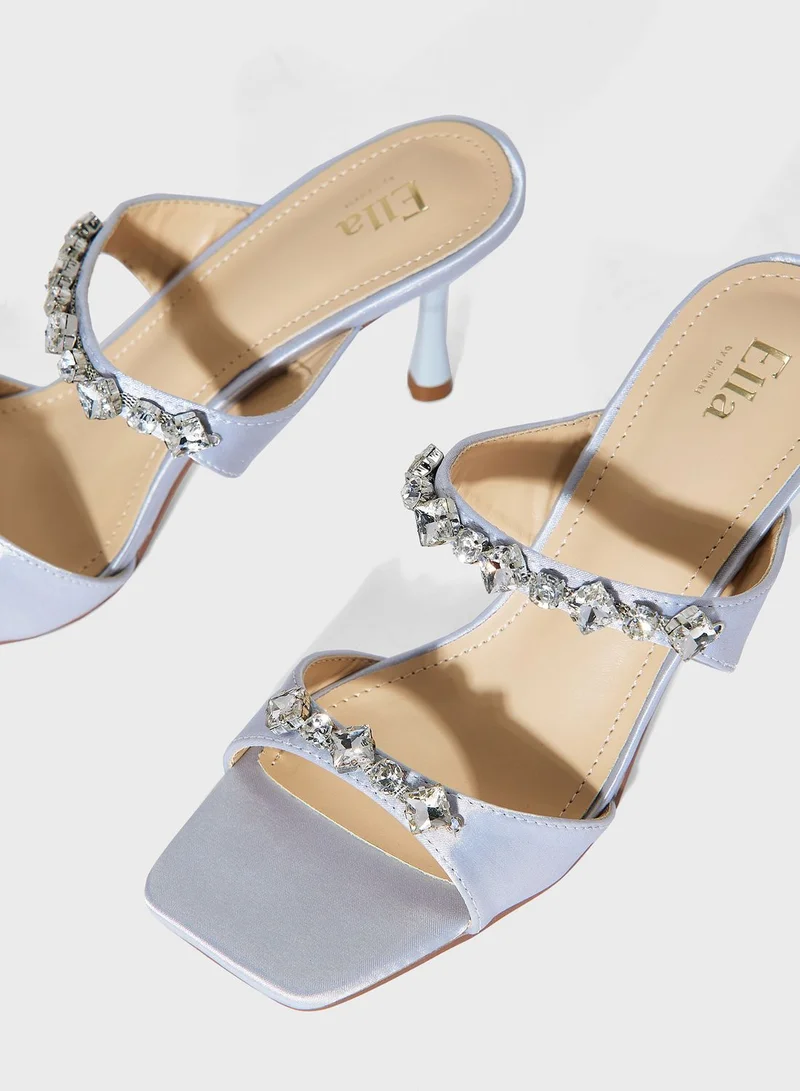 ايلا ليمتد اديشن Jewelled Heeled Sandals