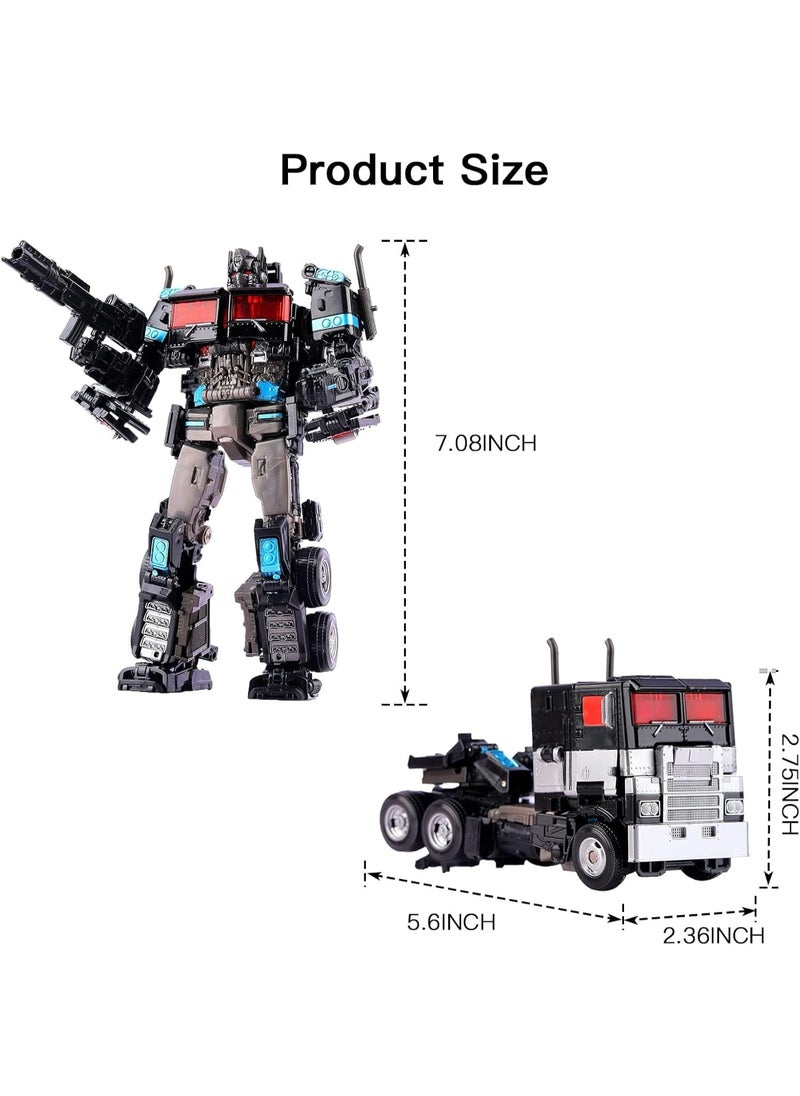 2 In 1 Deformation Robot Toy, Deformed Car Robot Toys, Action Figure Deformation Car Model, Portable Alloy Deformation Robot Toys Gift for Kids