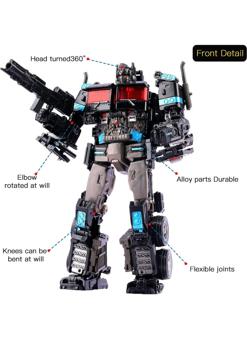 2 In 1 Deformation Robot Toy, Deformed Car Robot Toys, Action Figure Deformation Car Model, Portable Alloy Deformation Robot Toys Gift for Kids