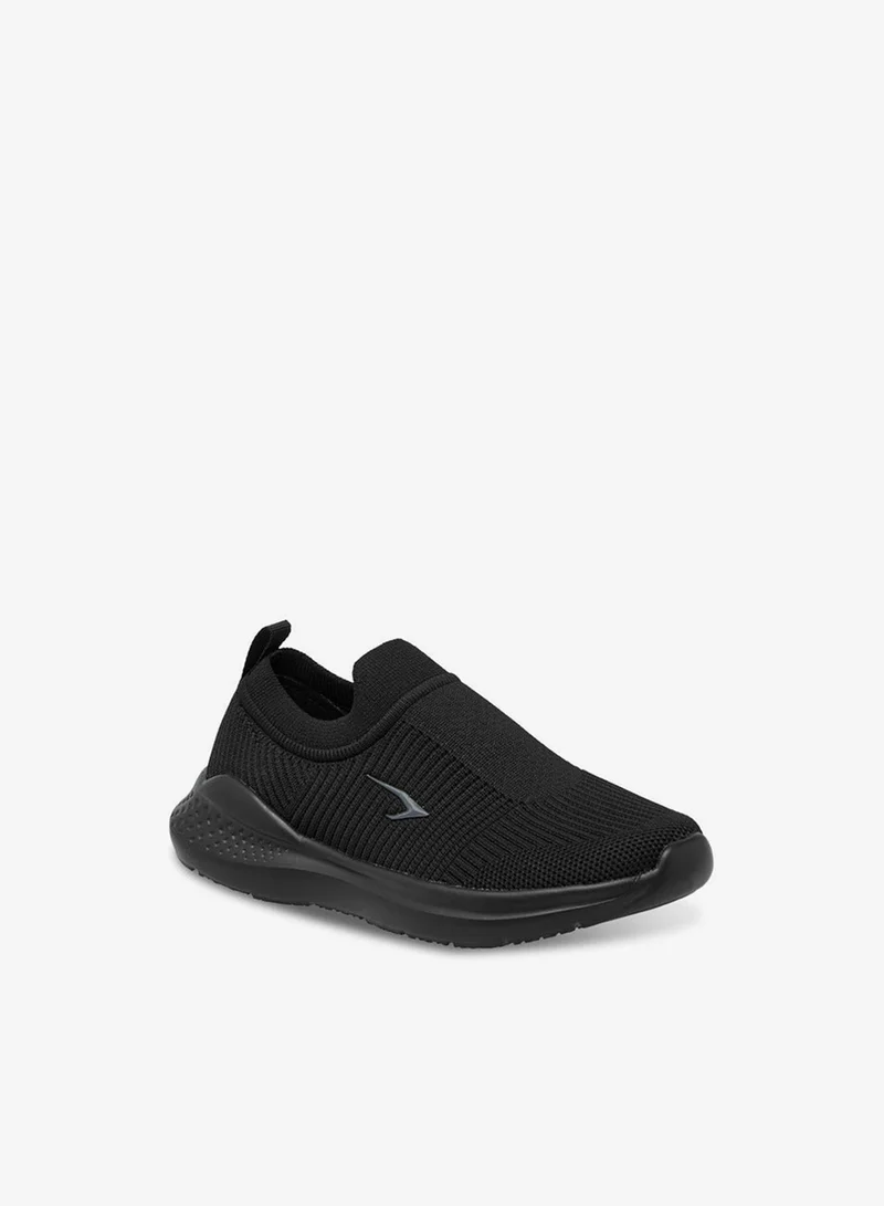 Dash Textured Slip-On Sports Shoes with Pull Tab