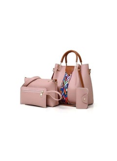 MOSH 4-Piece Lattice Texture Handbag Set 