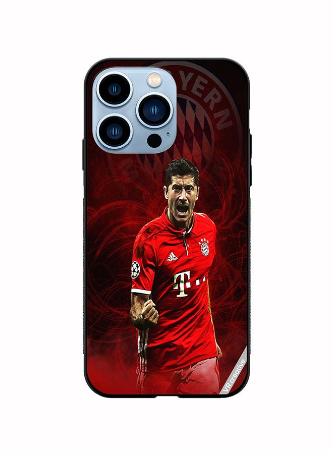 VR CREATIVE Protective Case Cover For Apple iPhone 14 Pro Max Lewandowski Design Multicolour - Image 1