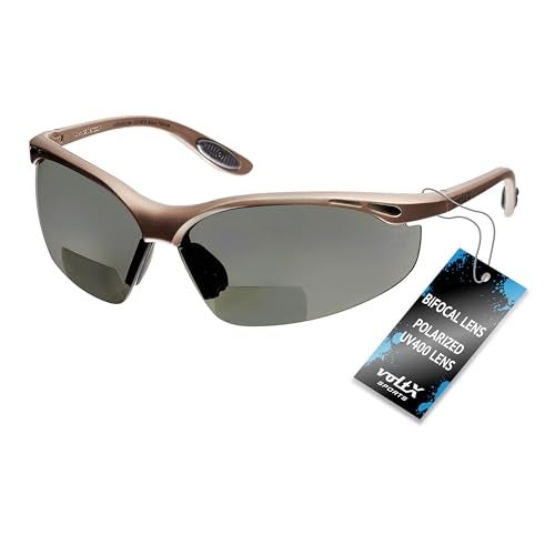 voltX 'CONSTRUCTOR SPORTS POLARIZED BIFOCAL Reading Safety Glasses (+1.5 Dioptre) ANSI Z87.1+ & CE EN166F certified. Includes microfibre bag and safety cord + UV400 lens - Image 1