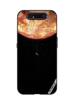 VR CREATIVE Protective Case Cover For Samsung Galaxy A80 Black Galaxy Design Multicolour  - Image 1