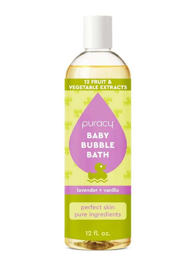 Puracy Bubble Bath for Children, Gently Scented with Real Lavender & Vanilla, 98.75% Natural Baby Bubble Bath, Plant-Based Moisturizers for All Skin Types, Tear-Free for Daily Use, 12 Fl Oz - Image 1