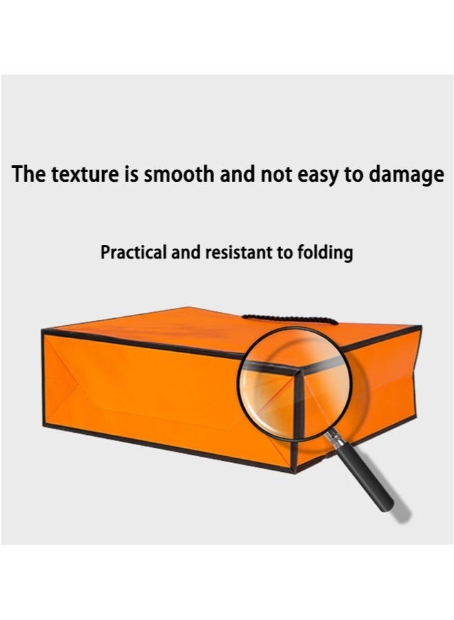 10 Pieces Party Favor Bags,Shopping Bag,Party Bags For Kids, supplies Snack candy Gift Bag Food Bags,Bags For Birthday Wedding Celebrations Party Favors 27*21*8（Pink） - Image 4