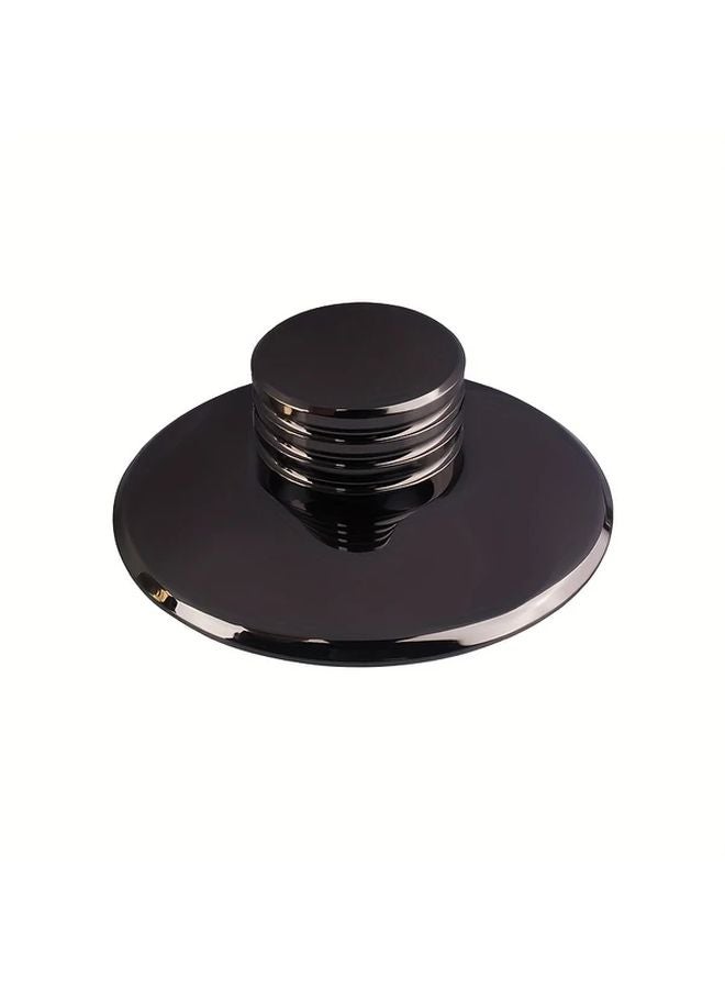 Black Metal Record Stabilizer Weight for Vinyl Turntable LP Audio Disc Player - Image 1