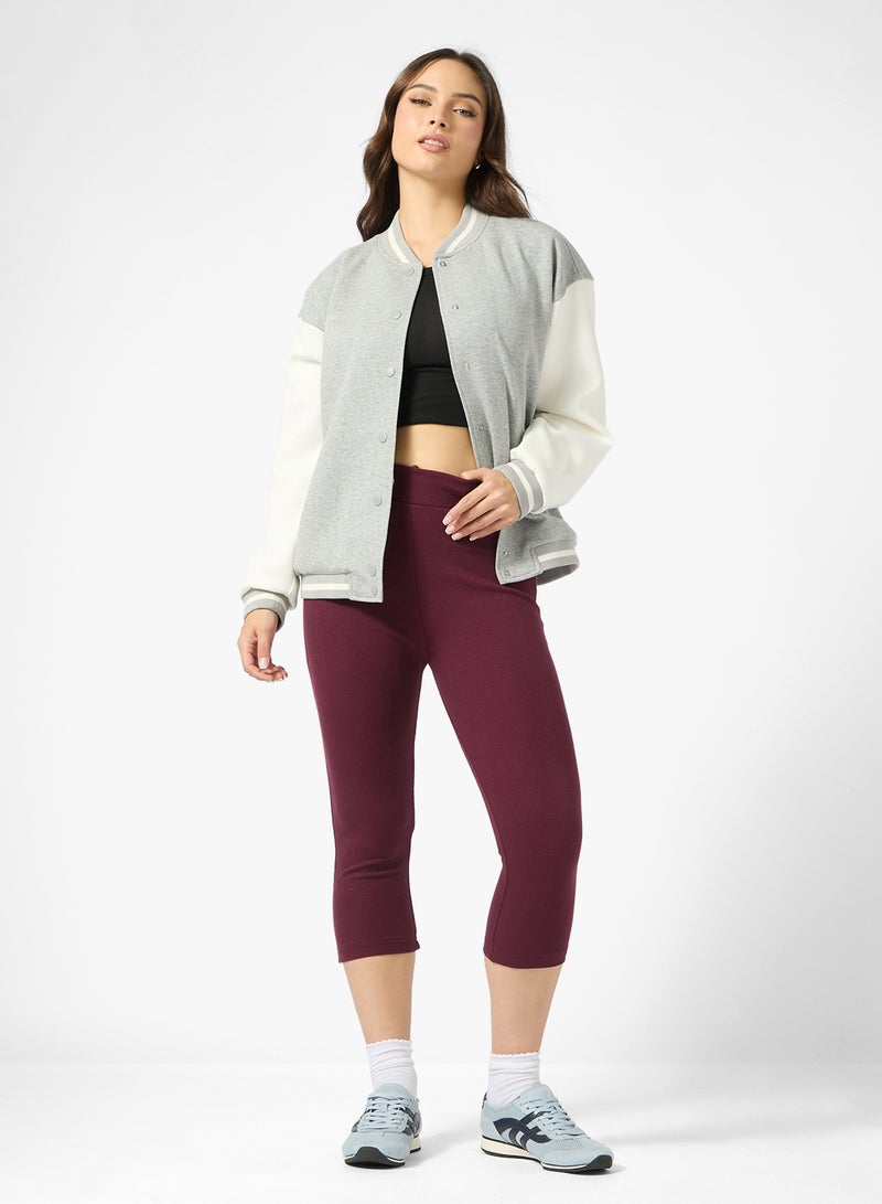 Ginger Basics Cropped Cotton Leggings - Image 4