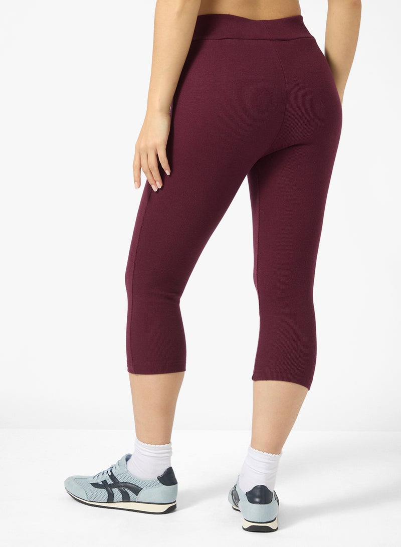 Ginger Basics Cropped Cotton Leggings - Image 2