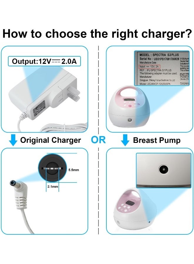 IBERLS كابل شاحن IBERLS 12V لمضخة سبيكترا S1 S2 بلس - Image 4