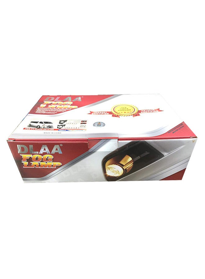 DLAA DLAA Pack of 2 TY694E Fog Lamps Suitable for HiAce 2014-2018 Chrome Ring, Wires and Switch  - Image 5