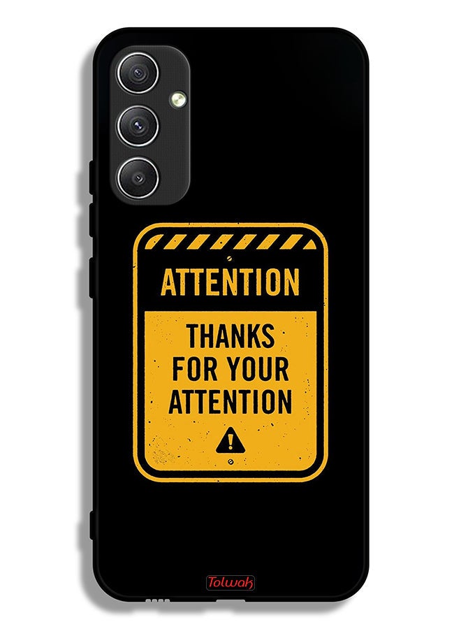 Tolwak Samsung Galaxy A34 5G Protective Case Cover Thanks For Attention - Image 1