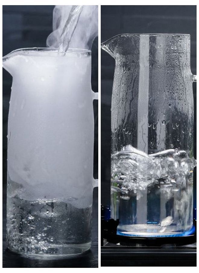 HOOPZOZA 1.5L Glass Pitcher with Lid Water Jug Juice and Iced Tea Beverage Carafe  - Image 4