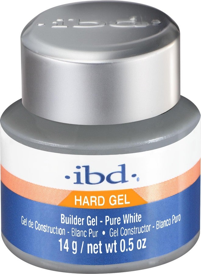 IBD UV Pure White Builder Gel, Intense White, 0.5 Ounce - Image 1