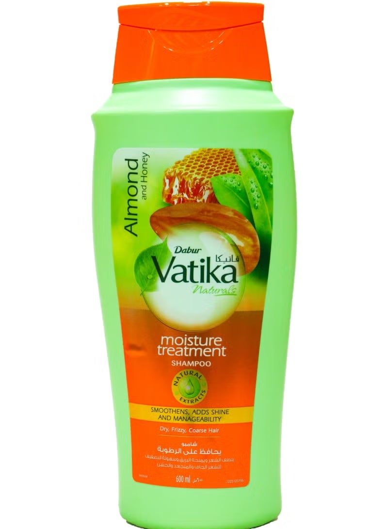 Vatika Naturals Moisture Treatment Shampoo Almond & Honey 600Ml