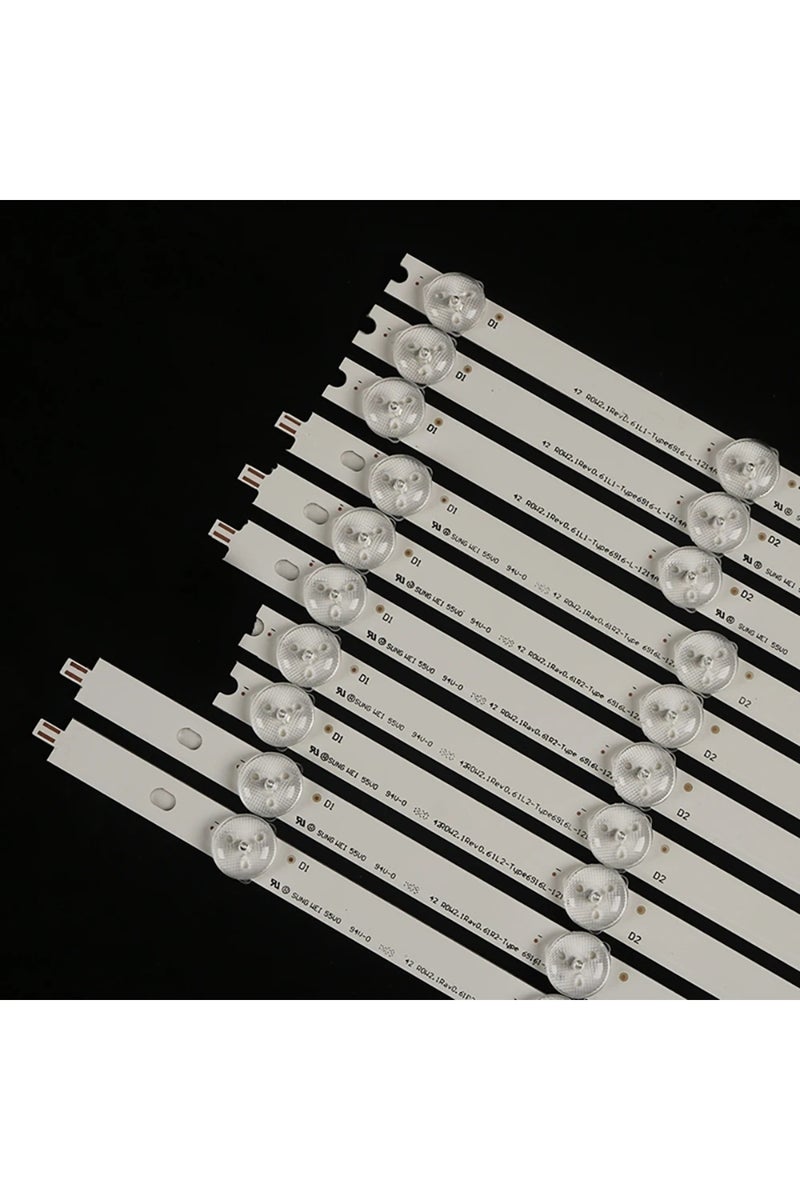Green Tiger 30 قطعة (3 تلفزيونات) شريط إضاءة خلفية LED 10/30 قطعة لطرازات 42LN519C-CC 42LN5400 42LA620S 42LN570S 6916L-1214A 6916L - Image 4