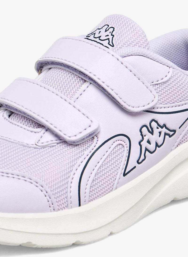 Kappa Girls Logo Print Hook & Loop Sports Shoes - Image 4