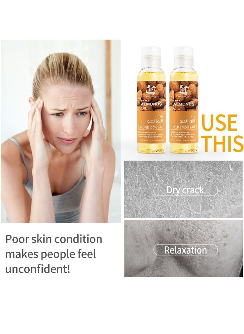 KSD Pure Sweet Almond Oil 118ml  - Image 2