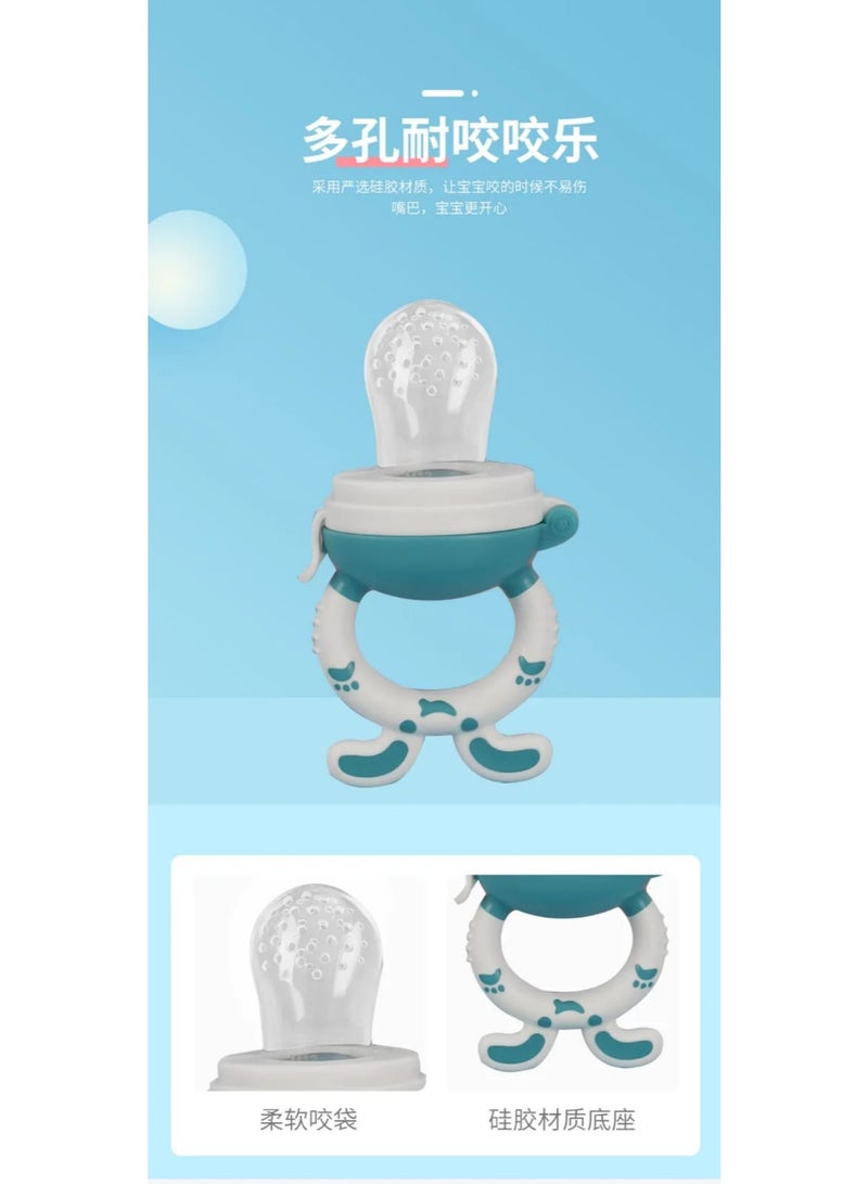 شيكو لهاية لتغذية الفاكهة للأطفال (شيكو) ( عضاضة فواكه ) – مغذي طعام طازج + 2 غيار اضافي - Image 1