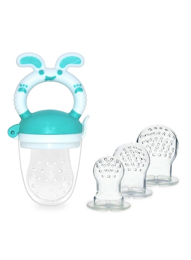 شيكو لهاية لتغذية الفاكهة للأطفال (شيكو) ( عضاضة فواكه ) – مغذي طعام طازج + 2 غيار اضافي - Image 4