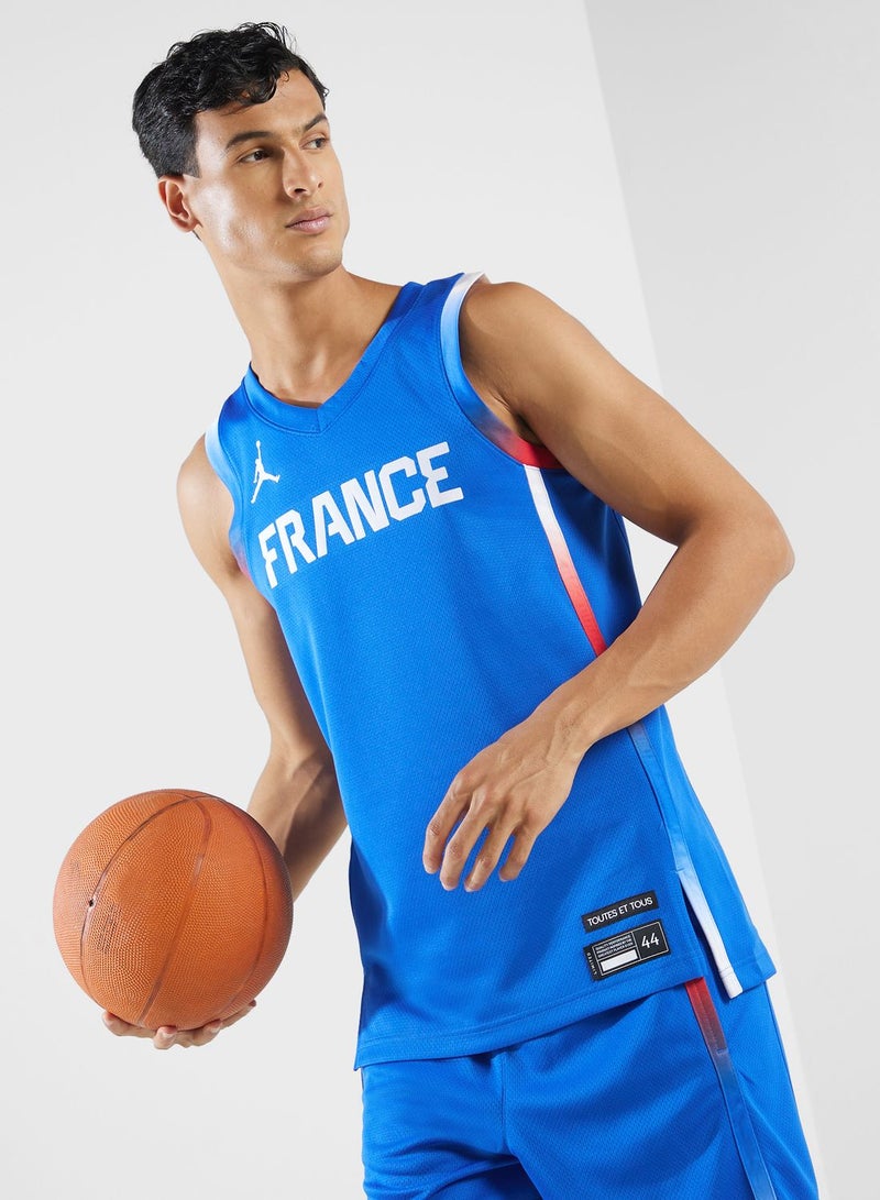 Jordan France Limited Olympic Jersey - Image 1